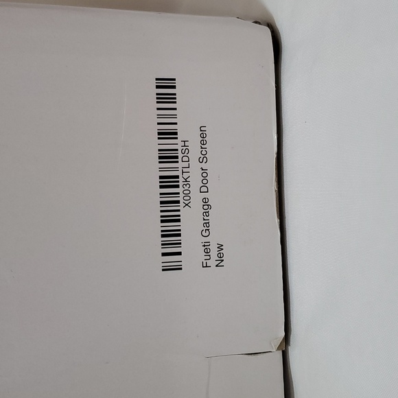 Fueti Magnetic Garage Screen Door ~ 2 Car ~ Black - Picture 3 of 13
